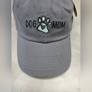 Open Road Brands Gray Baseball Hat "Dog Mom" NWT